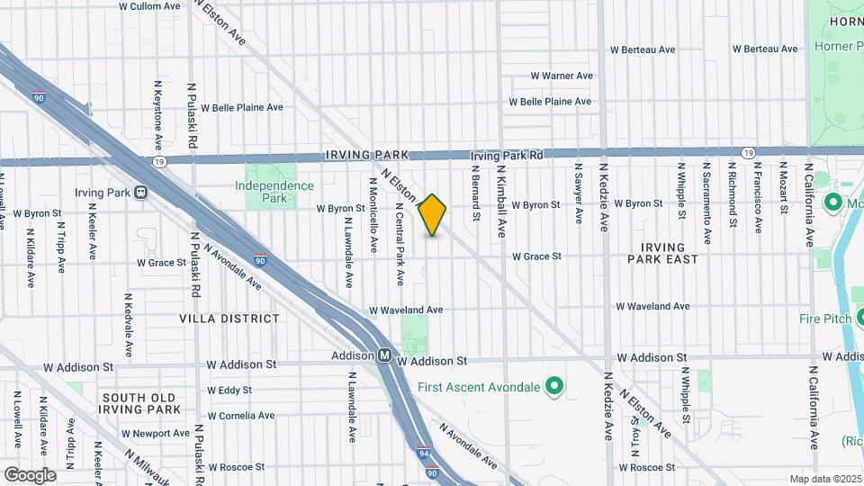 3817 N Drake Ave, Unit 2 Map and Location Details