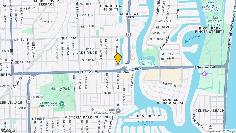 1034 NE 18th Ave, Unit 205 Mapa y Detalles de la Ubicación