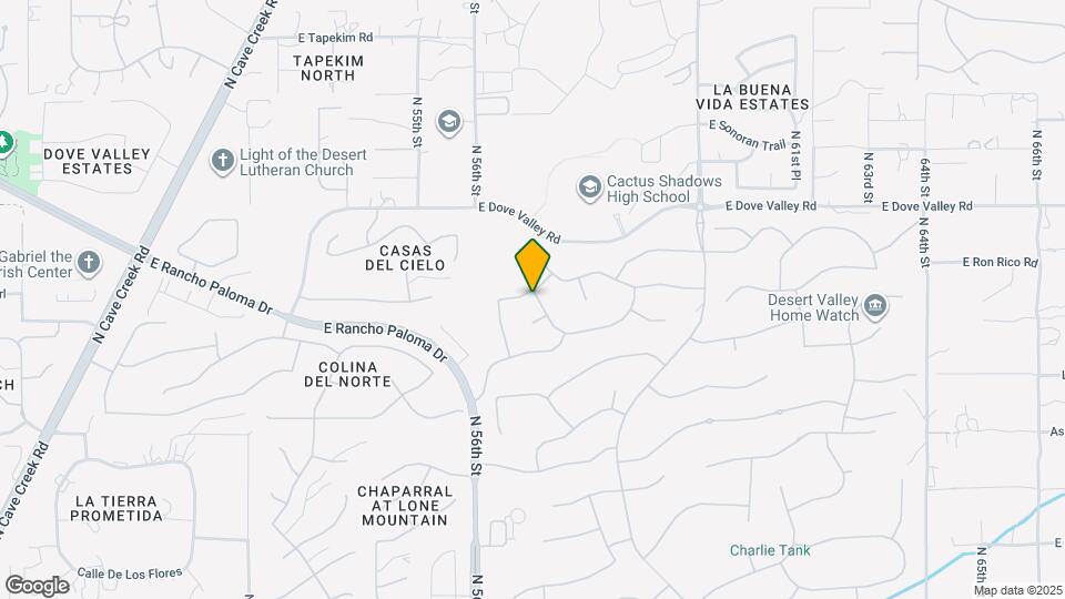 5649 E Desert Forest Trail Map and Location Details