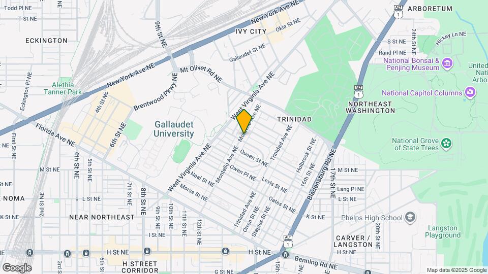 1625 Montello Ave NE Map and Location Details