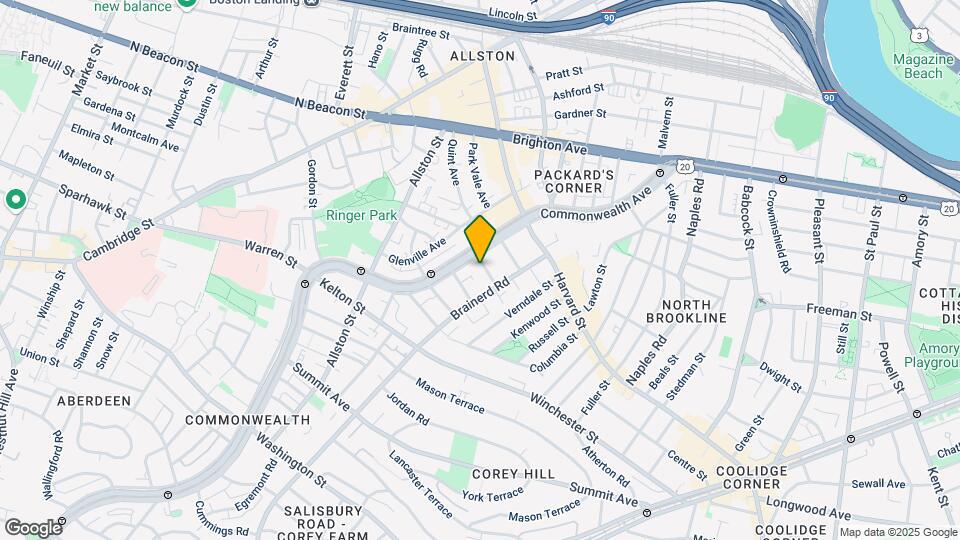 11 Gorham St, Unit 4 Map and Location Details