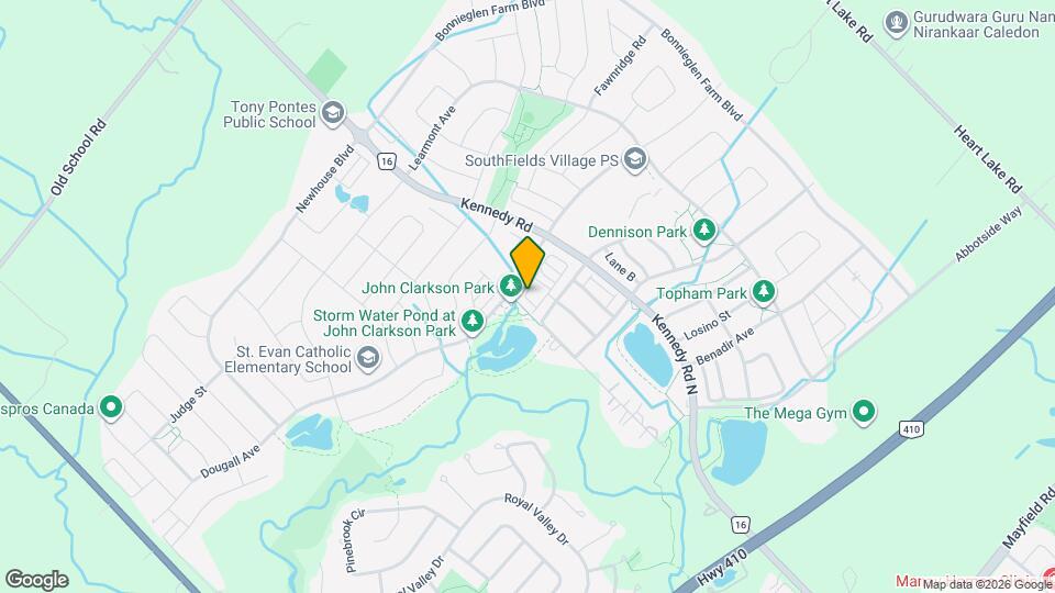 13 Springdale Ave Map and Location Details