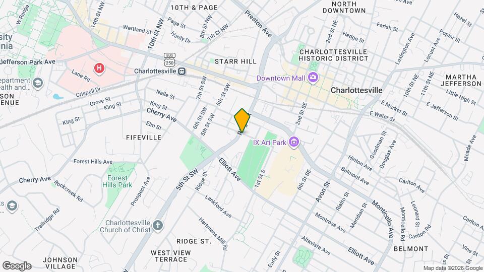 500 Ridge St Map and Location Details