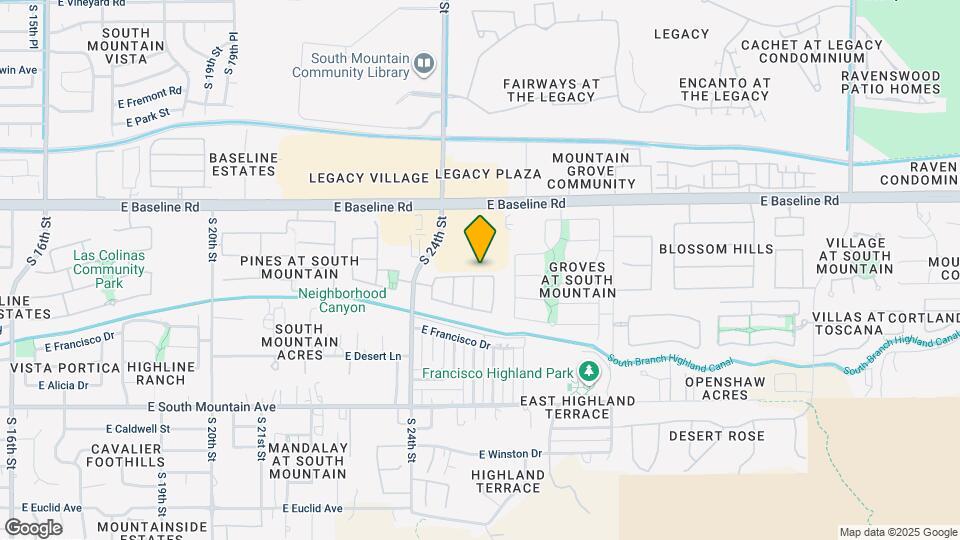 2510 E Fawn Dr Map and Location Details