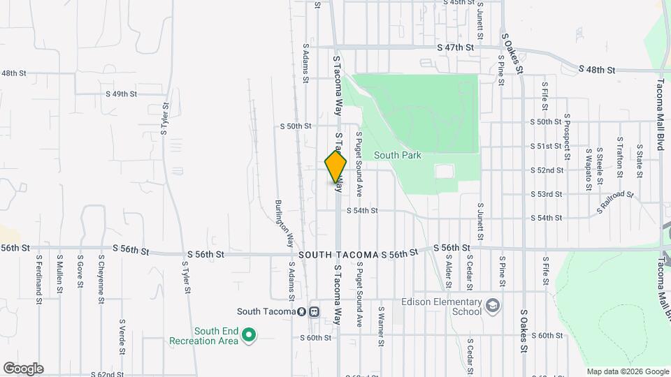 5220 S Tacoma Way Map and Location Details