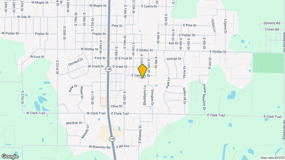 1108 S 11th St Map and Location Details