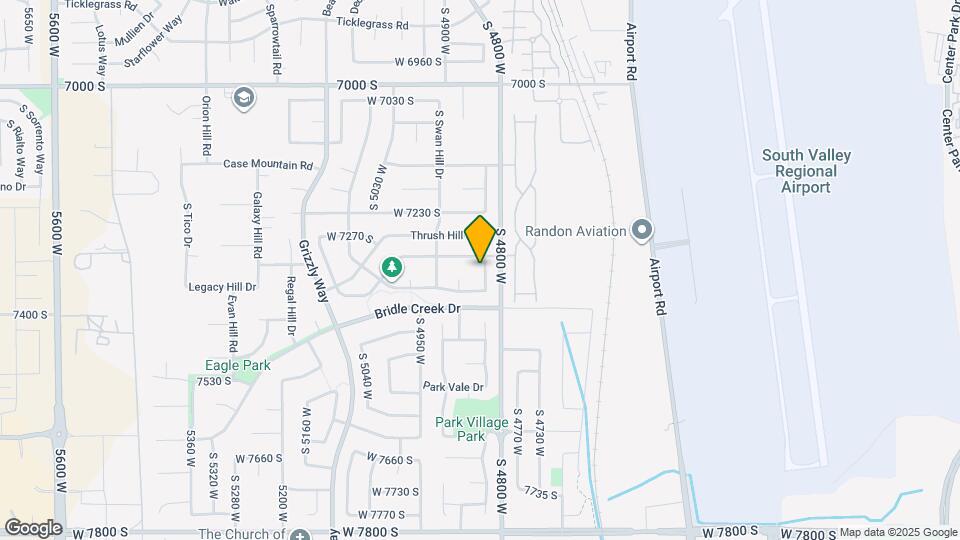 7332 S Jasper Hill Dr Mapa y Detalles de la Ubicación