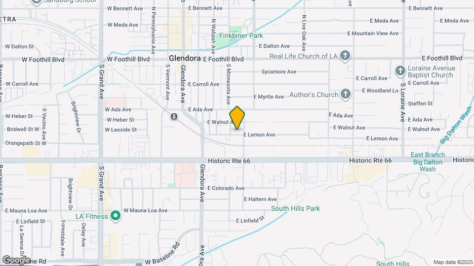 411 E Lemon Ave Map and Location Details