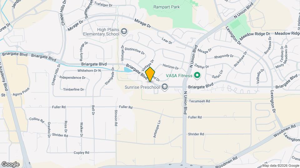 7545 Banner Ct Map and Location Details