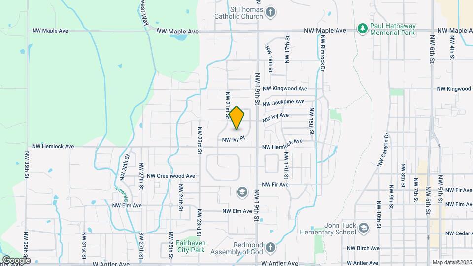 919 NW 20th Ct Map and Location Details