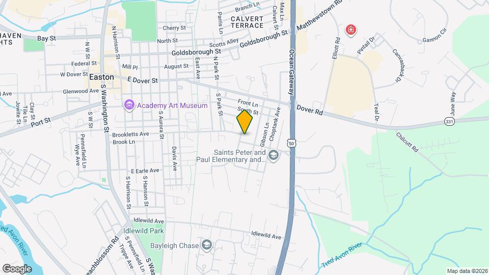 126 Tred Avon Ave Map and Location Details