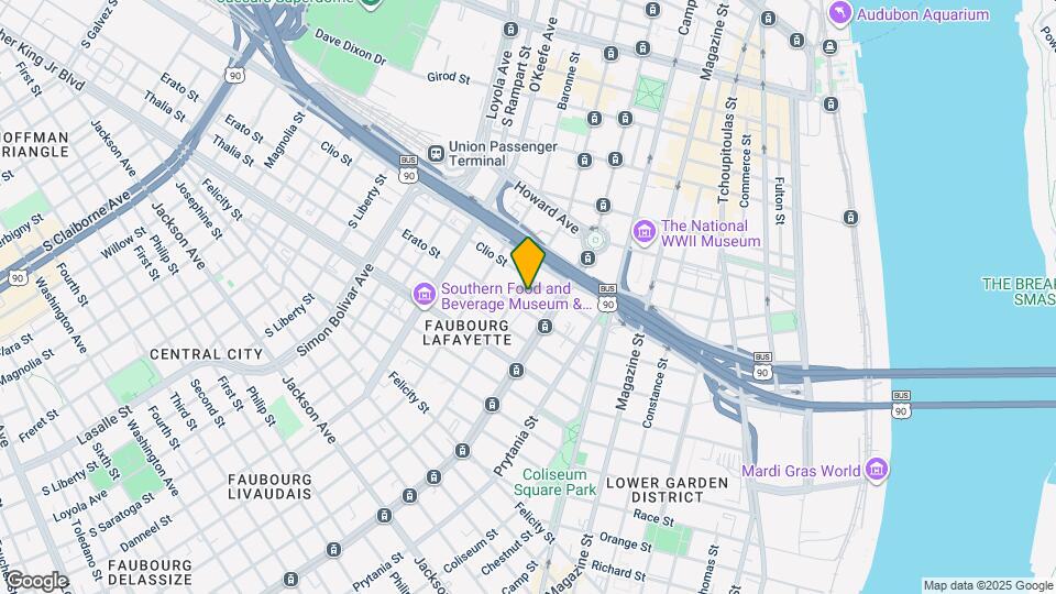 1220 Carondelet St Map and Location Details