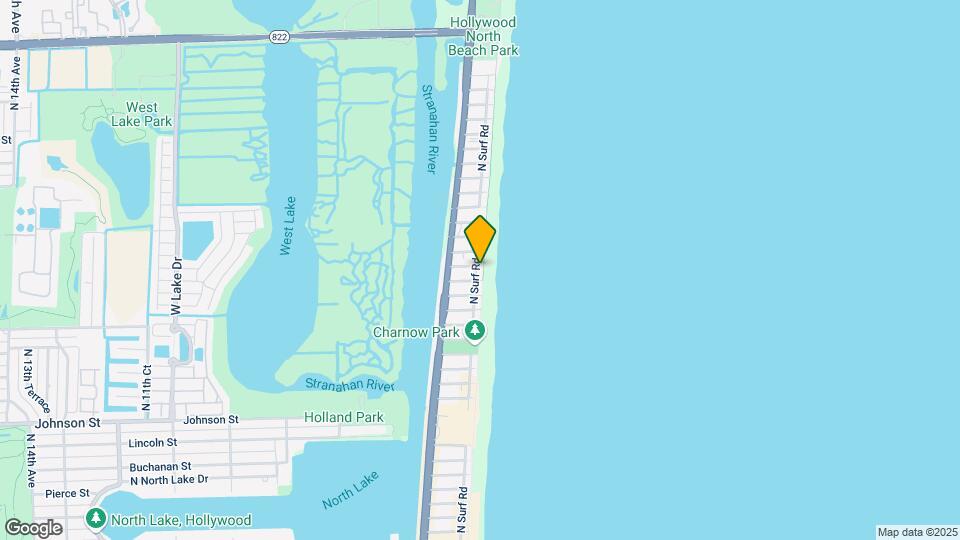 2115 N Surf Rd Mapa y Detalles de la Ubicación
