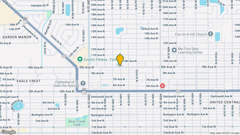 5400 9th Ave N Map and Location Details