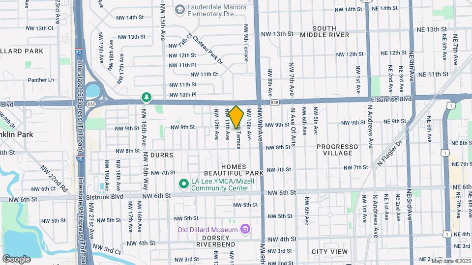 833 NW 10th Ter Map and Location Details