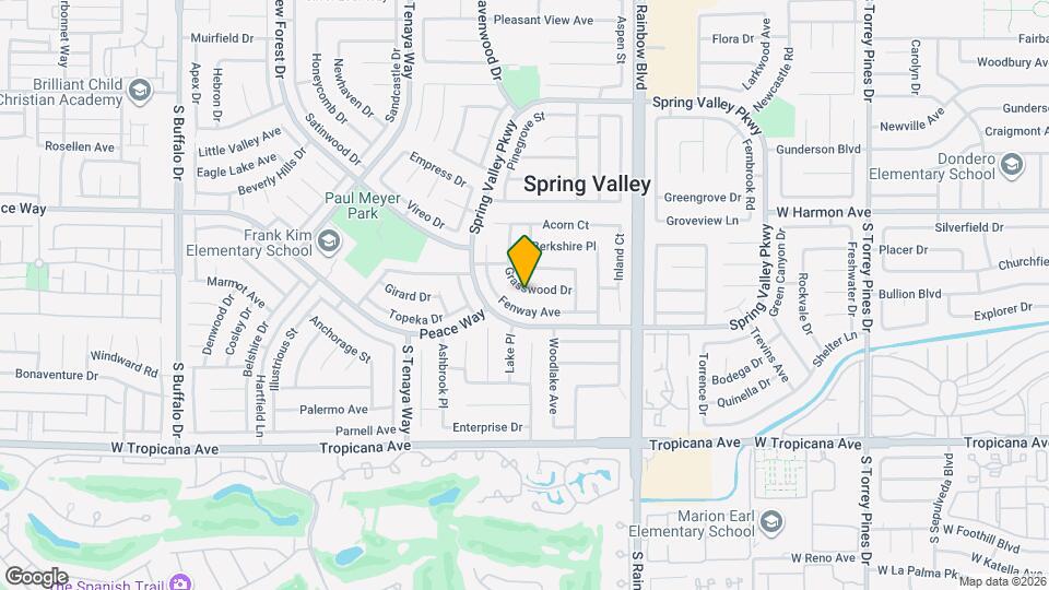 7129 Grasswood Dr Map and Location Details