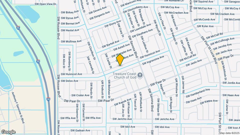 1320 SW Hunnicut Ave Map and Location Details