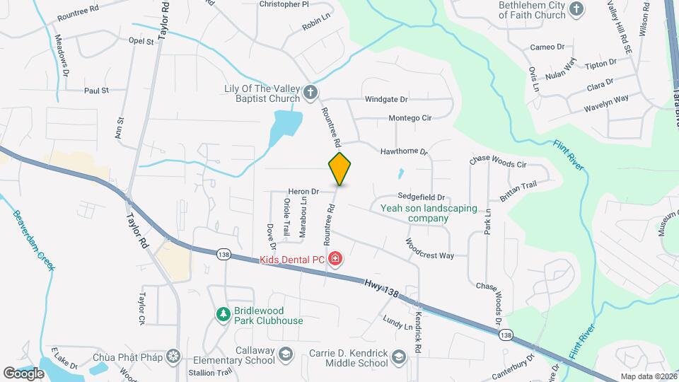 74 Rountree Rd Map and Location Details