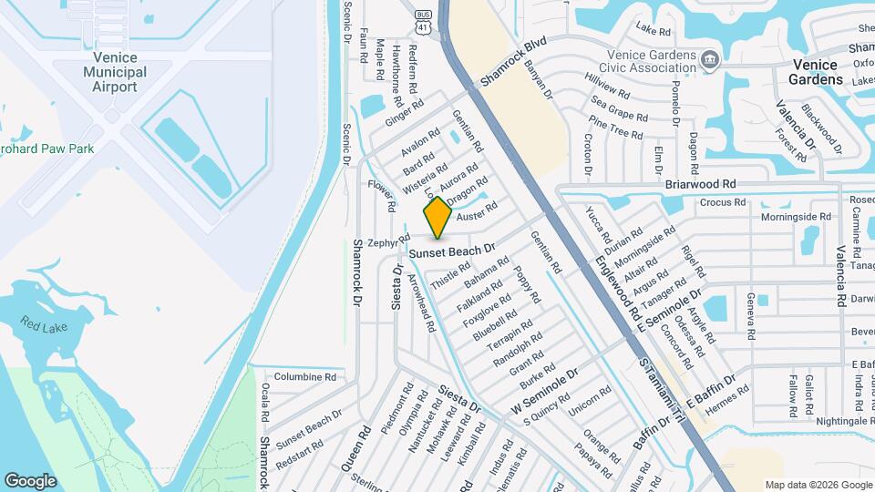 500 Sunset Beach Dr Map and Location Details