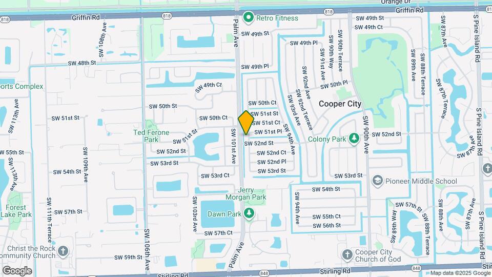 5189 SW 95th Ave Map and Location Details