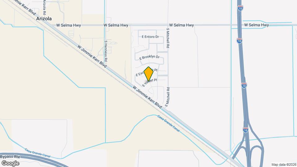 2033 E Velvet Pl Map and Location Details