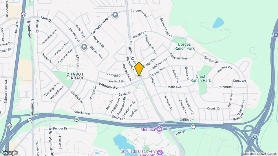 121 Radcliffe Dr Map and Location Details