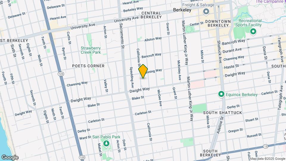 2425 California St Map and Location Details