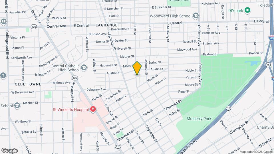 2344 Elm St Map and Location Details