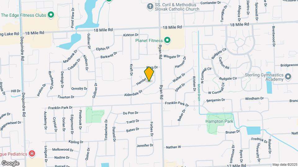 3703 Alderdale Dr Map and Location Details