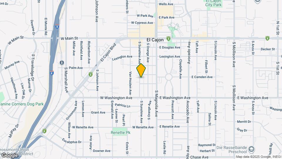 529 S Sunshine Ave Map and Location Details