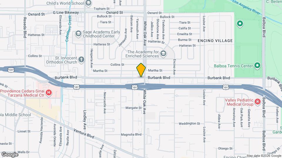 Encino Gardens Apartments Map and Location Details