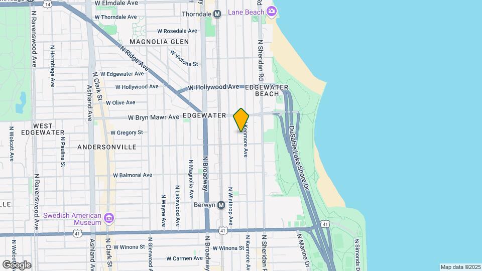 5516 N Kenmore Ave, Unit 209 Map and Location Details