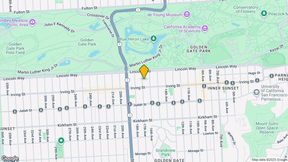 1260 17th Ave Map and Location Details