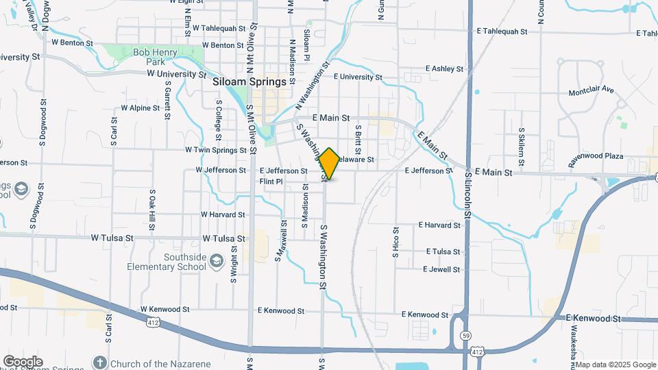 515 S Washington St Map and Location Details