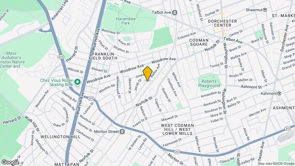 78 Ballou Ave, Unit #1 Map and Location Details