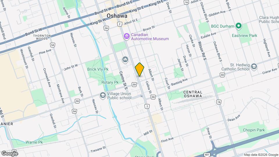 251 Simcoe St S Map and Location Details