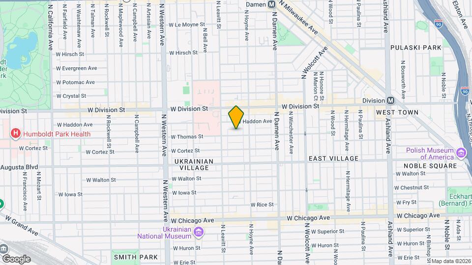 2126 W Thomas St Map and Location Details