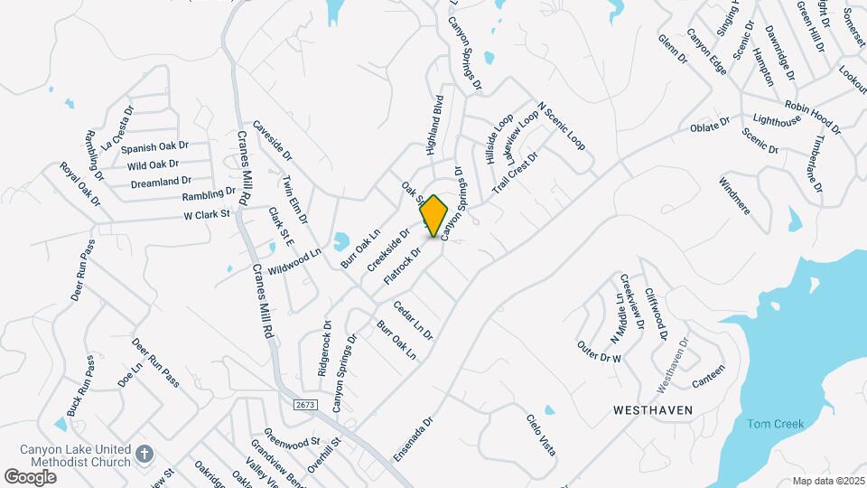 634 Flatrock Dr Map and Location Details