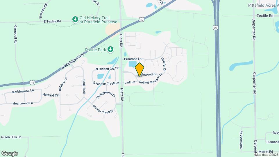 4131 Rolling Meadow Ln Map and Location Details