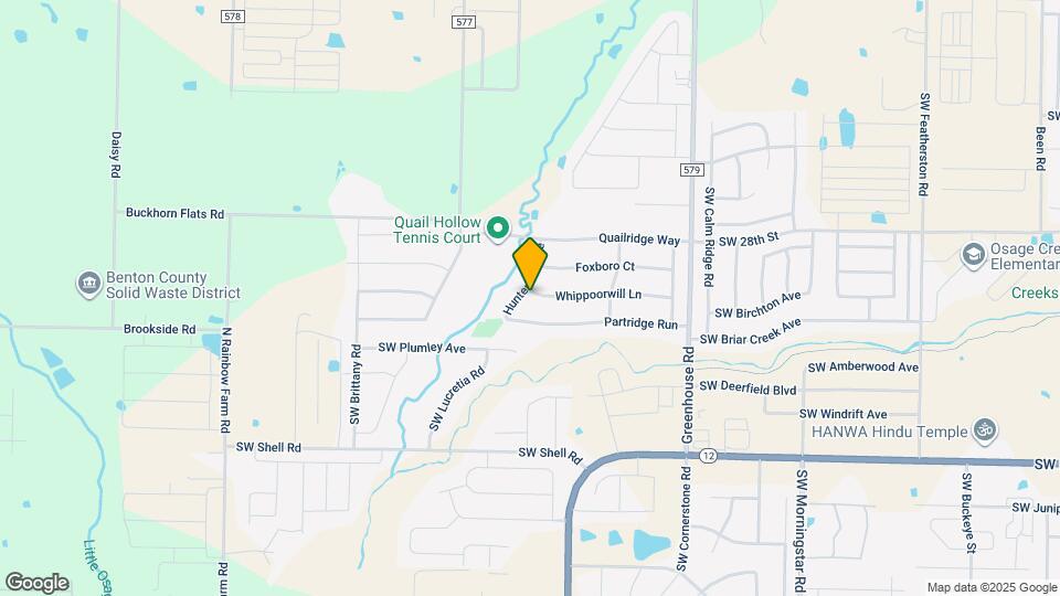 1450 Whippoorwill Ln Map and Location Details