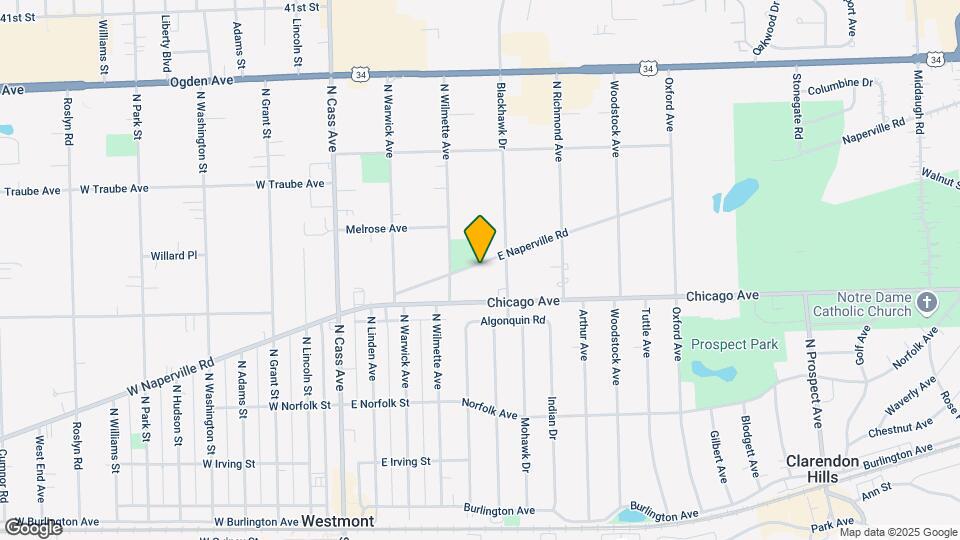 215 E Naperville Rd, Unit 2E Map and Location Details