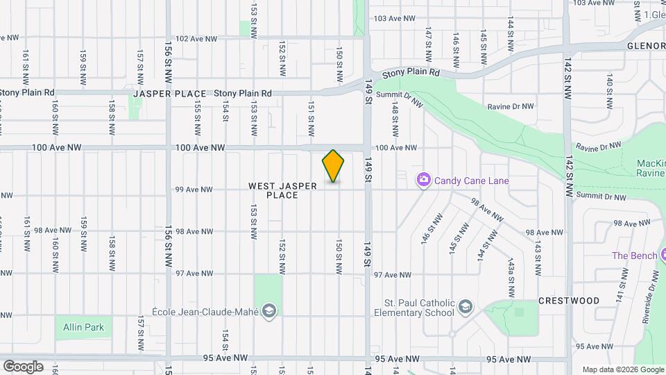 15008-15099 99 Ave NW Map and Location Details