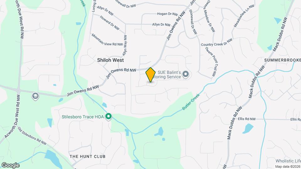 3616 Hollyhock Way NW Map and Location Details