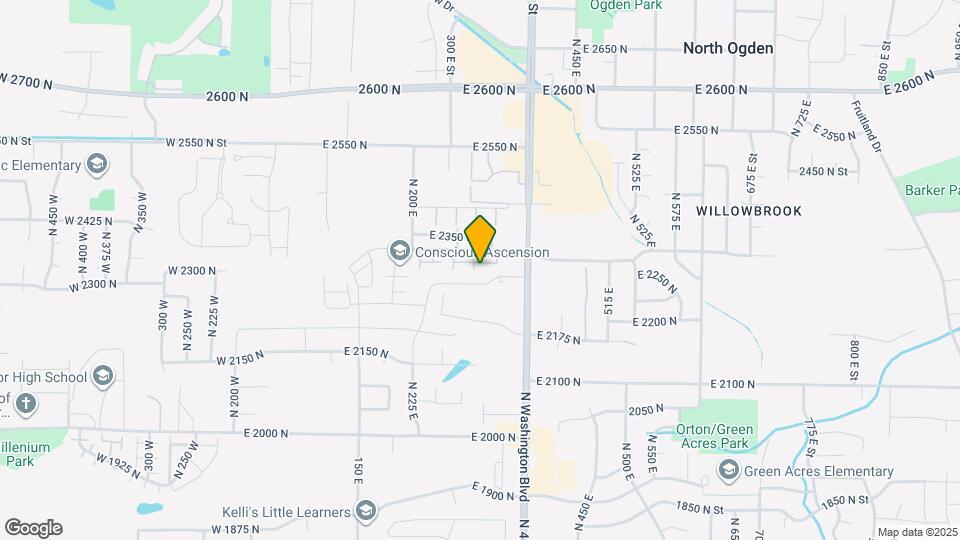 311 E 2300 N Map and Location Details