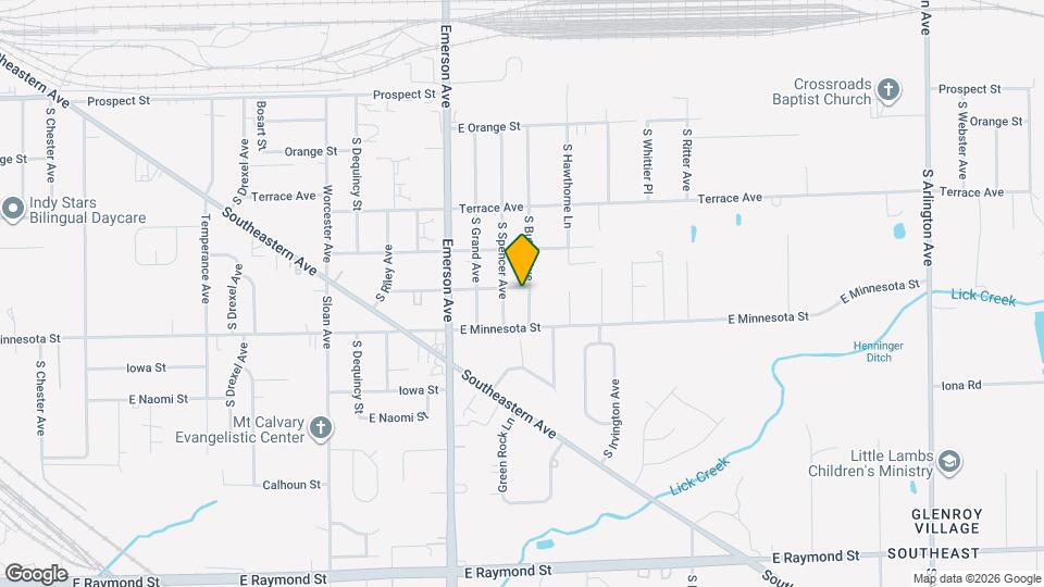 1602 S Butler Ave Map and Location Details