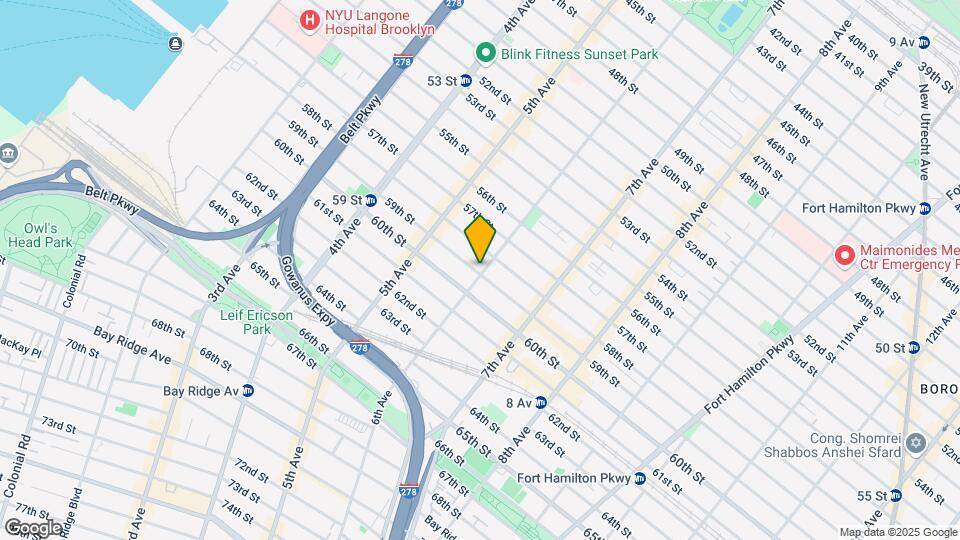 575 59th St Mapa y Detalles de la Ubicación