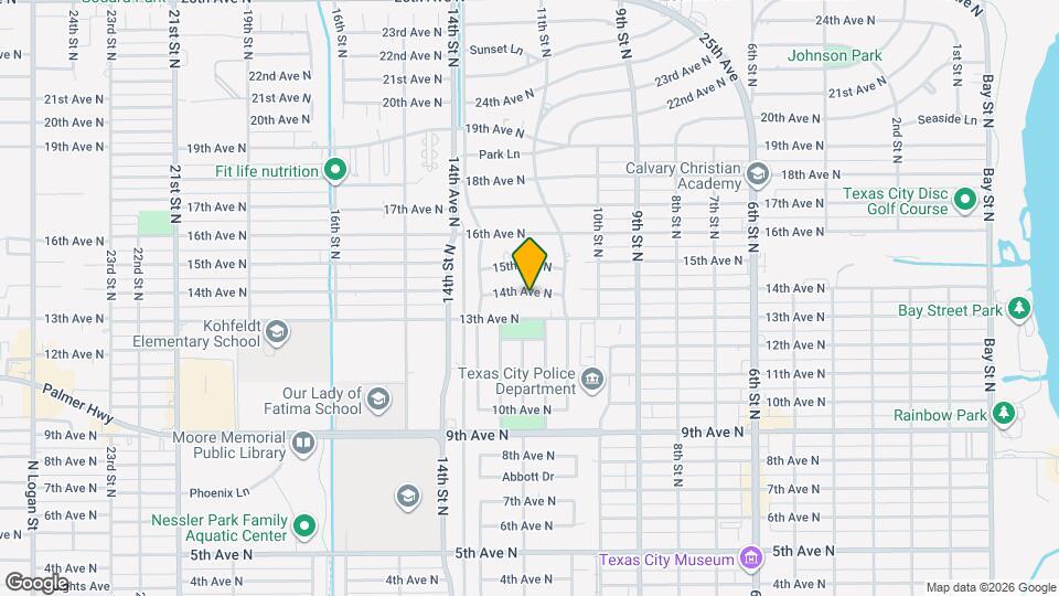 1121 14th Ave N Map and Location Details