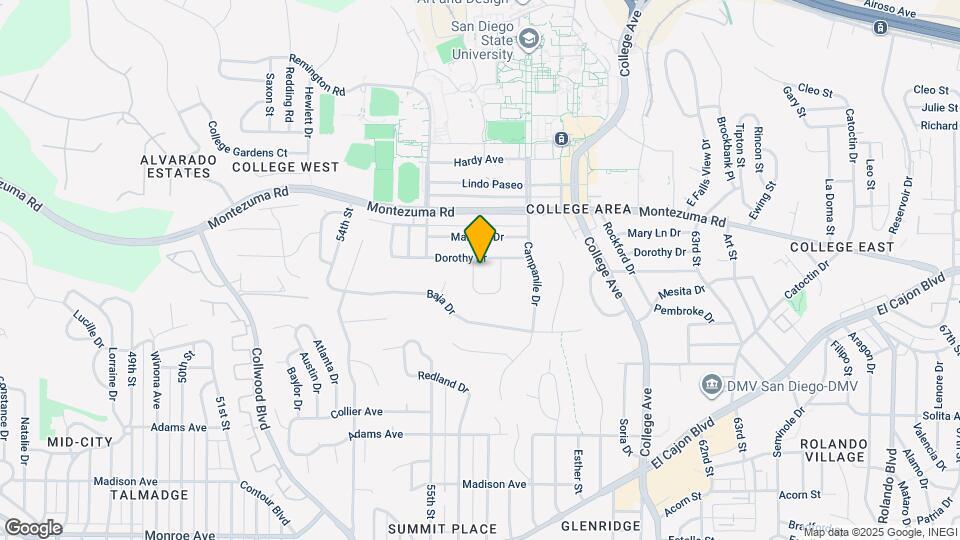 5608 Dorothy Way Map and Location Details