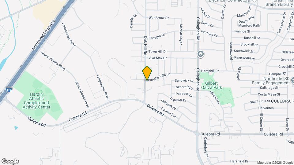 6238 Pancho Villa Dr Mapa y Detalles de la Ubicación