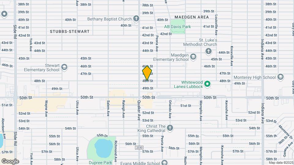 4313 48th St Map and Location Details